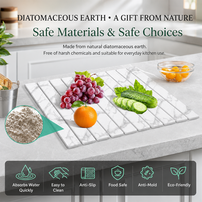 Diatomite Dish Drying Mat